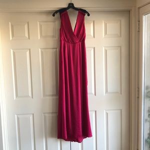 BCBGeneration berry red maxi dress size 2
